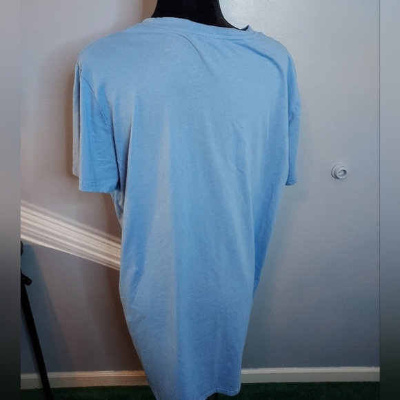 Shein Curve Size 2XL Light Blue T-Shirt Dress - Picture 4 of 6